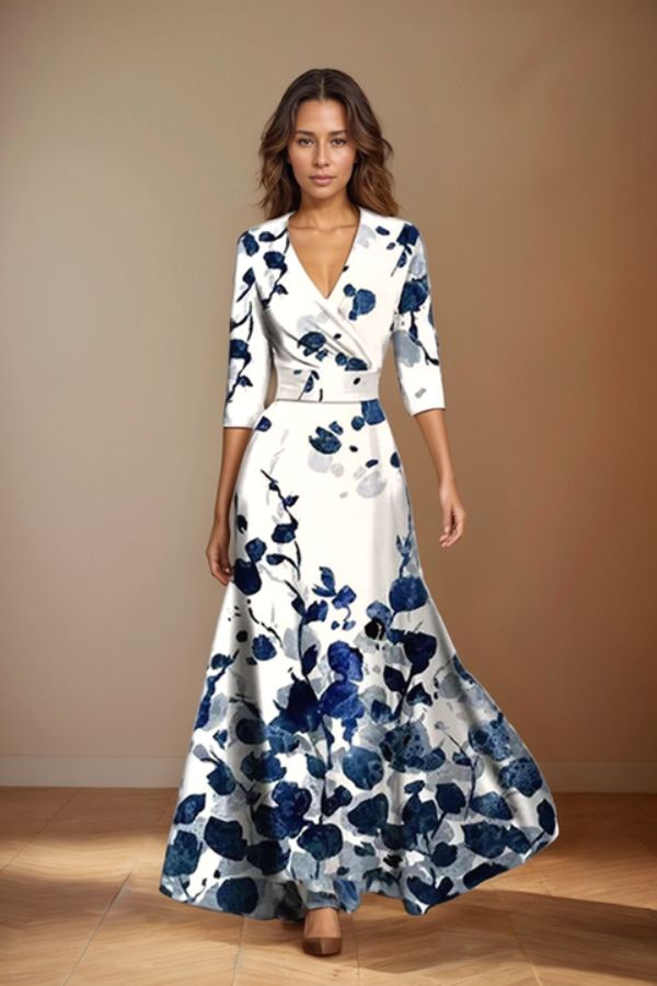 Isabella | Eleganza Senza Tempo Abito Florale