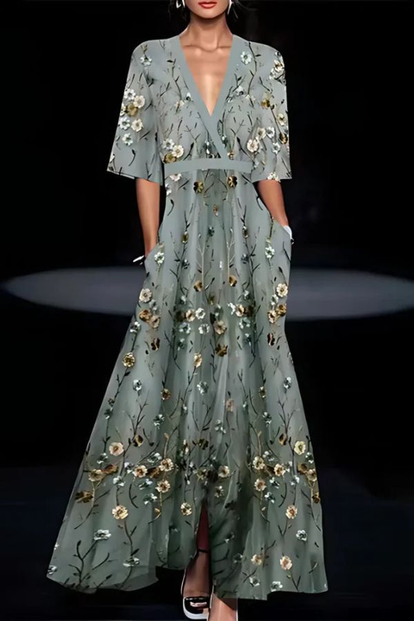 Isabella | Eleganza Senza Tempo Abito Florale