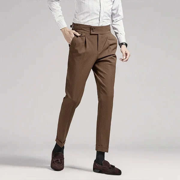 Pantaloni Piegati Old Money
