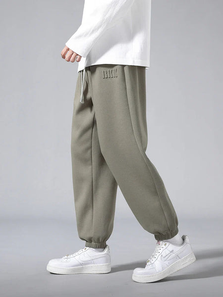 Pantaloni da tuta in cotone a vestibilità rilassata