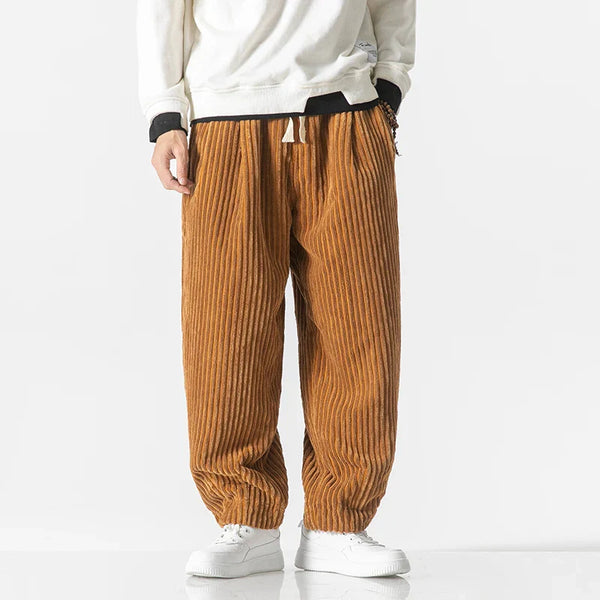 Pantaloni in Velluto a Coste dalla Vestibilità Relaxed
